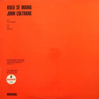 JOHN COLTRANE Kulu Se Mama LP IMPULSE A 9106 ORIG US 1965 RVG MONO