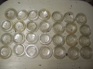 50 Glass Canning Jar Lid Inserts Ball Atlas Kerr Lamb