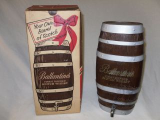 Very RARE Ballentines Scotch Whisky Decanter Dispenser in Original 