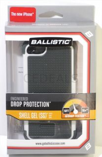 AGF SG Ballistic Charcoal Gray White Impact Rugged Case for Apple 