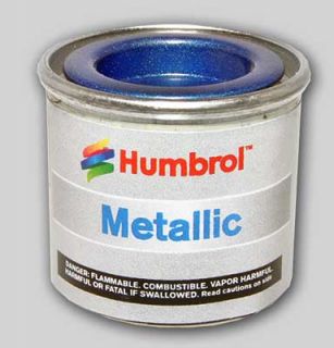 Humbrol #52  Metallic Baltic Blue  advanced modeling paint 