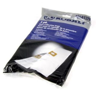 Lot of 3 Kobalt 3 Pack Wall Mount Dust Collection Bags