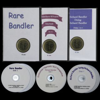Richard Bandler 3 DVD Sets New RARE Ericksonian Hypnosis Bandler Doing 