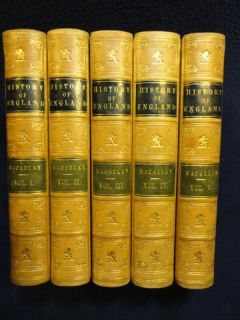 the history of england 5 volumes