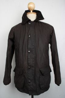 BARBOUR Bedale Winter WAX Jacket Black 38 Medium