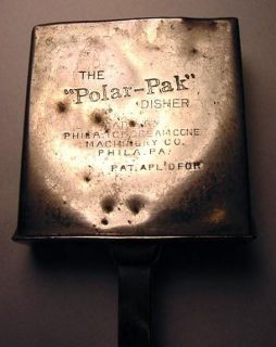RARE Ice Cream Shop Bar Scoop Dipper Polar Pak Disher Vintage Antique 