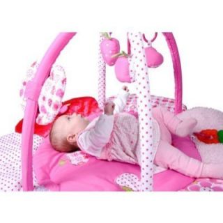 Red Kite Pink Petal Padded Baby Toy Play Mat Activity Gym Suitable 