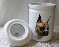 Boxer Dog Cookie Jar or Doggie Treat Jar 3D by Xpres