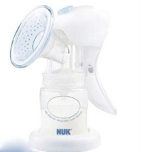 NUK Gentle Flow Ergonomic Manual Breast Pump   Easy to Use & Compact 
