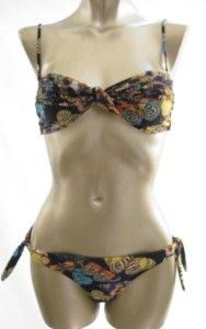 TIGERLILY Ladies New BUTTERFLY BANDEAU Bikini Size 14 RRP$199.95