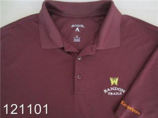 Bandon Trails Bandon Dunes Golf Resort Shirt by Antigua Maroon Size XL 