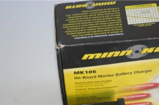  this minn kota mk106 battery charger this charger is new unused in the
