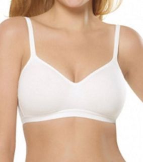 NEW BARELY THERE CustomFlex Fit Wire Free Cotton Bra S TAUPE 4070