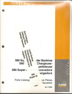 Case 580 Super M Loader Backhoe Parts Manual