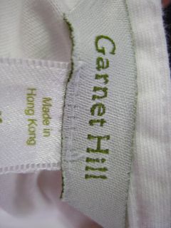 Garnet Hill Girls White Sleeveless Shirt Top Size M