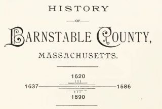 Barnstable County Massachusetts Genealogy 12 Book CD