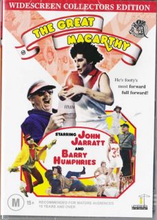 The Great Macarthy Barry Humphries New SEALED DVD