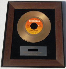 Barbra Streisand The Way We Were 1973 Columbia Gold 45 Record Award 