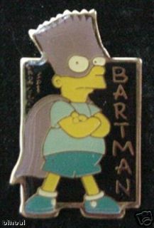 Bartman Pin Bart Simpson Super Hero Batman