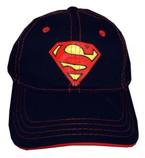 Superman DC Comics Logo Adjustable Youth Kids Baseball Hat Cap