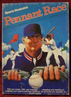 Sports Illustrated Pennant Race Baseball Game with 1984 Season Rosters 