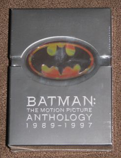 NEW Batman The Motion Picture Anthology 1989 1997 DVD 4 Movies 8 Disc 