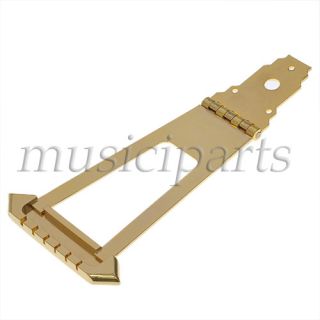 String Jazz Bass Guitar Tailpiece Bridge bronze Gold guitar parts