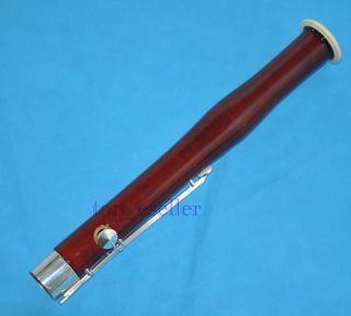   Maple Bassoon C Tone 24 Keys Silver Plated 2 Bocals New Case