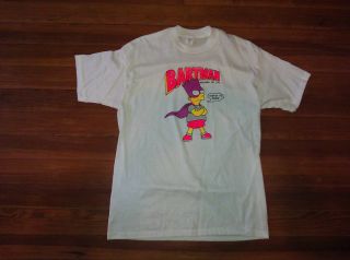 Vintage Bart Simspson T Shirt Bartman Snapback Tisa