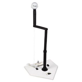 Hardware free batting tee with 3 piece high impact support flange 