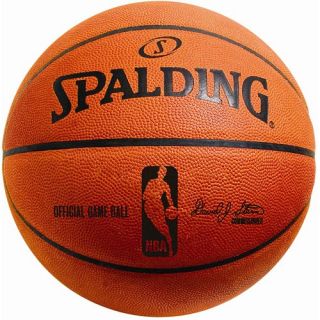 Official NBA Game Basketball Spalding Ball Leather