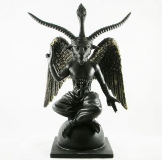 Baphomet Figurine Satanic Demon Occult Goat of Mendes Statue Nemesis 