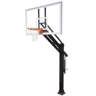 First Team Titan Supreme in Ground Basketball Hoop with 72 Acrylic 
