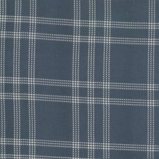 Bar Harbor Fabric Minick and Simpson Rope Plaid Navy Blue