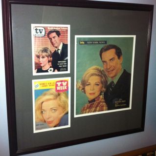 Martin Landau Barbara Bain Framed TV Guides Awesome