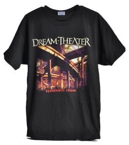dream theater chaos in motion tour t shirt l
