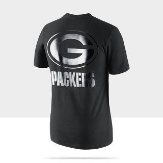  Nike Black On Black (NFL Packers) Mens T Shirt