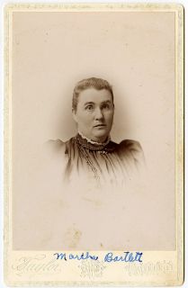 martha bartlett photo was taken by taylor in beatrice nebraska ca 1894 