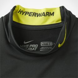  Nike Pro Combat Hyperwarm Fitted Dri FIT Max Mens Mock