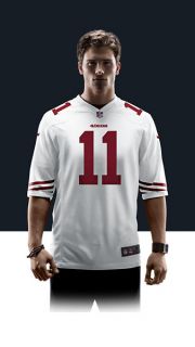   49ers Alex Smith Mens Football Away Game Jersey 479400_107_A_BODY
