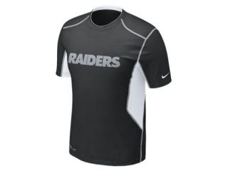 Nike Pro Combat Hypercool 20 Fitted Short Sleeve NFL Raiders Mens 