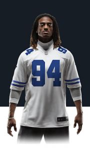    Demarcus Ware Mens Football Home Game Jersey 468950_104_A_BODY