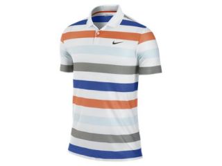 Nike Dri FIT Sport Stripe &8211; Polo de golf ray&233; pour Homme 