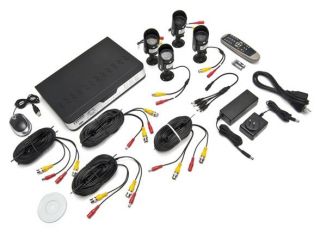 Zmodo Surveillance System with DVR and 4 Weatherproof IR Cameras
