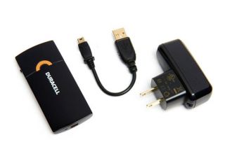 Duracell USB Charger w/ AC Adapter, 3.7V/1150mAh Li Ion Battery, 5V 