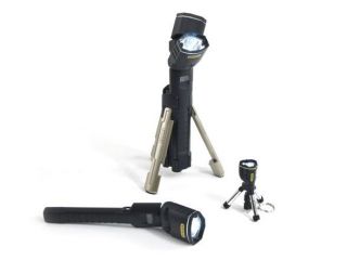 Stanley 3 in 1 Tripod LED Flashlight 95 155 with Tripod Opened