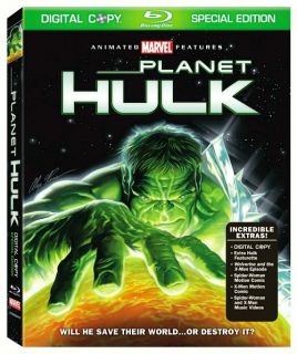 Planet Hulk Blu ray Disc, 2010, Special Edition Includes Digital Copy 