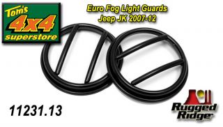   Light Euro Guards Wrangler 2007 2012, Pairs (Fits 2008 Jeep Wrangler