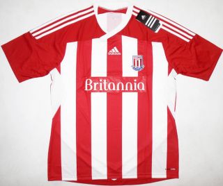 11/12 Stoke City Home Football Shirt Soccer Jersey Top Kit England NEW 