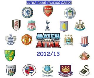   ATTAX 2012/13 Pick Your Own Club Base Cards 2013 With Manager 12 13